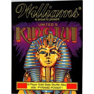 King Tut Shuffle Alley Arcade Game Flyer 1979 Original Retro 8.5" x 11" United